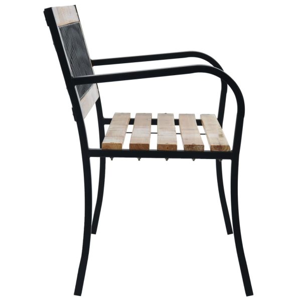 Panchina Da Giardino 120 Cm In Legno - Image 3