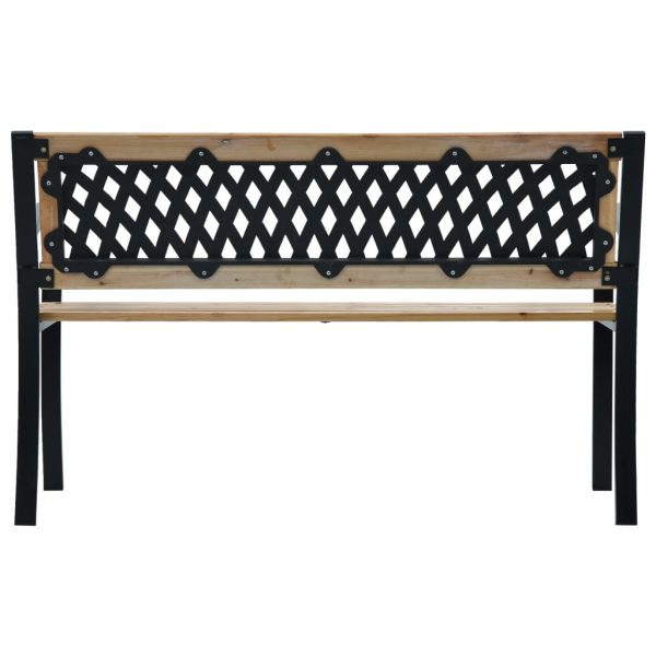 Panchina Da Giardino 120 Cm In Legno - Image 4
