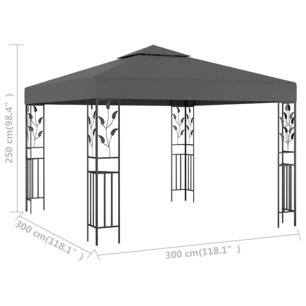 Gazebo 3x3 M Antracite - Image 5