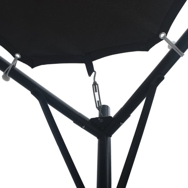 Gazebo Padiglione Tenda Tettoia 3x3 M Acciaio Antracite - Image 3