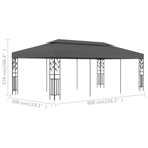 Gazebo 3x6 M Antracite - Image 6