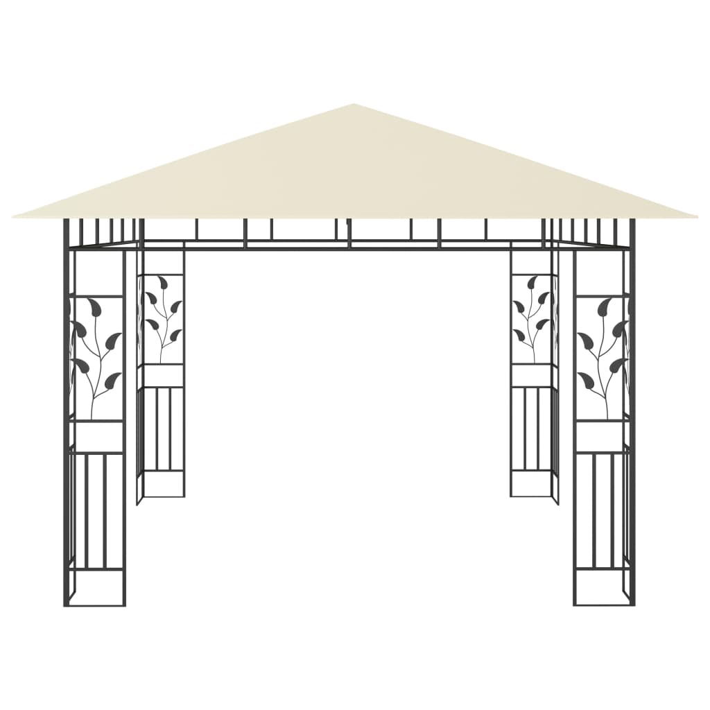Gazebo Con Zanzariera 3x3x2,73 M Crema 180 G/m² - Image 4