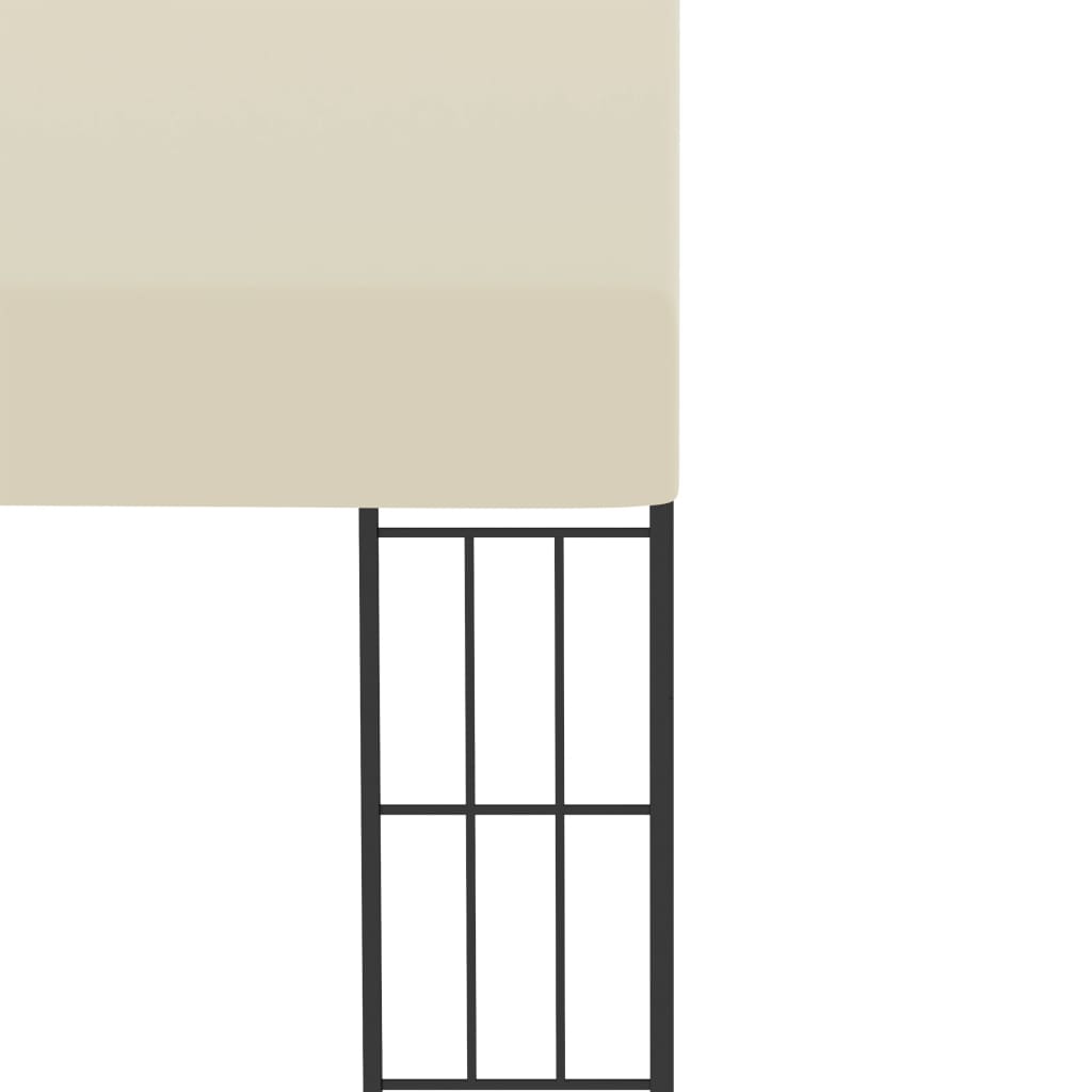 Gazebo A Parete 3x4 M Crema In Tessuto - Image 5