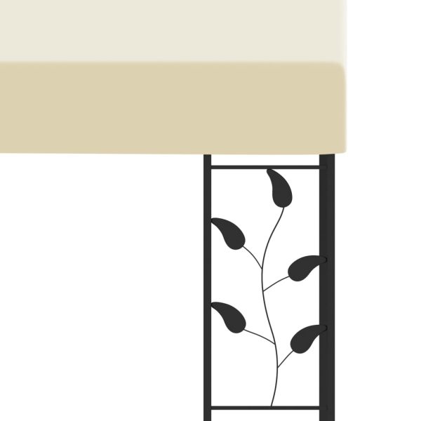 Gazebo A Parete 3x3x2,5 M Crema - Image 5