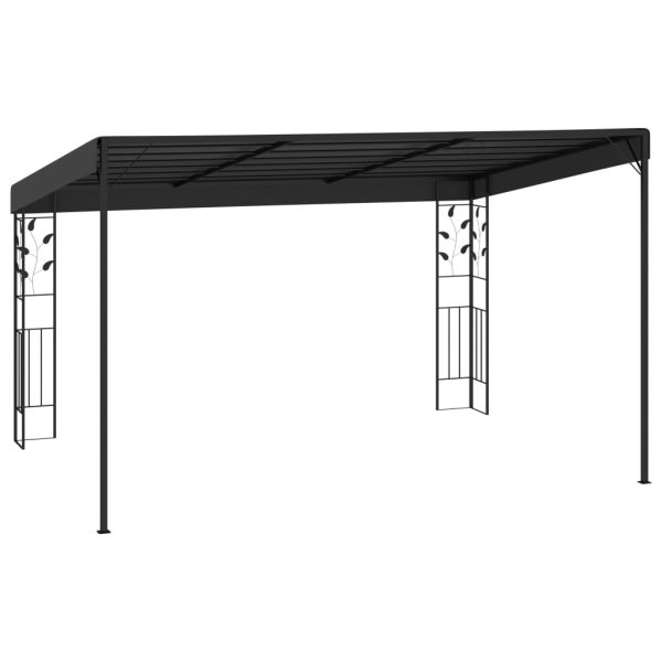 Gazebo A Parete 4x3x2,5 M Antracite - Image 3