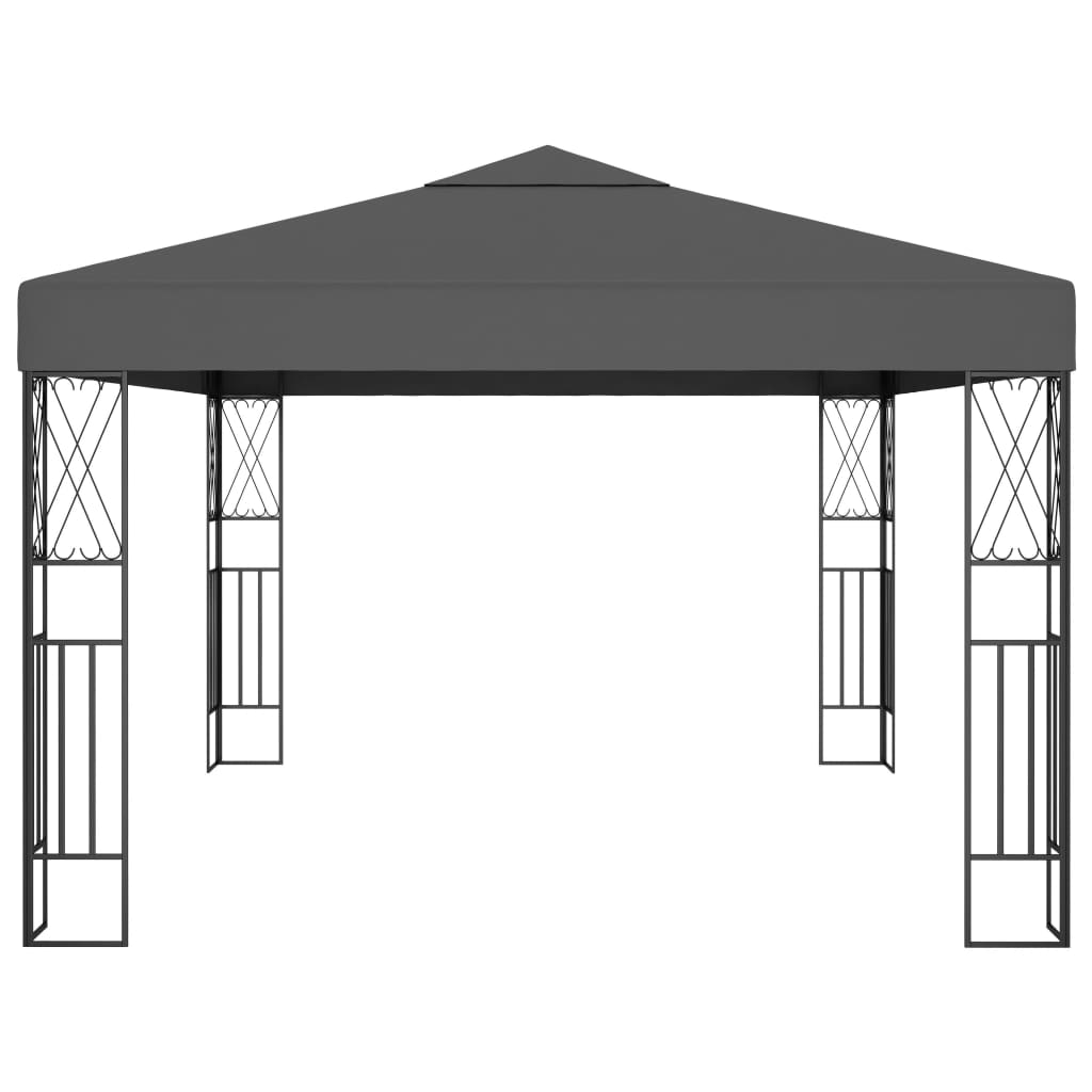 Gazebo 3x4 M Antracite In Tessuto - Image 3