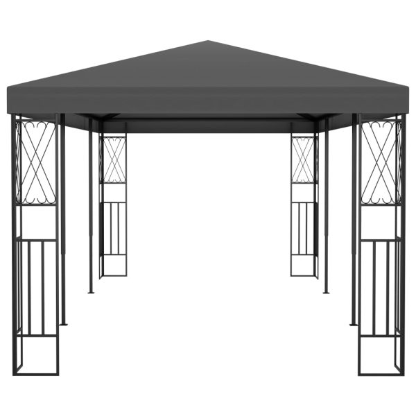 Gazebo 3x6 M Antracite In Tessuto - Image 3