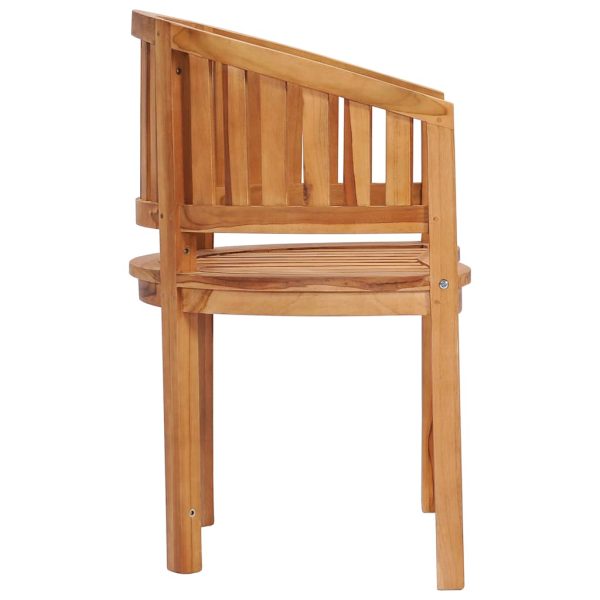 Sedia A Banana In Legno Massello Di Teak - Image 5