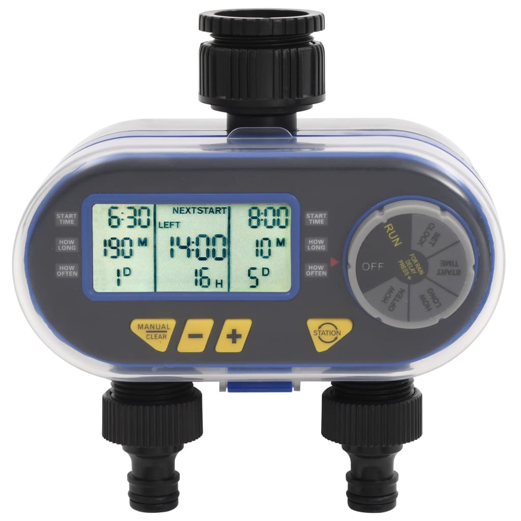 Timer Per Irrigazione Automatico Digitale A Doppia Uscita