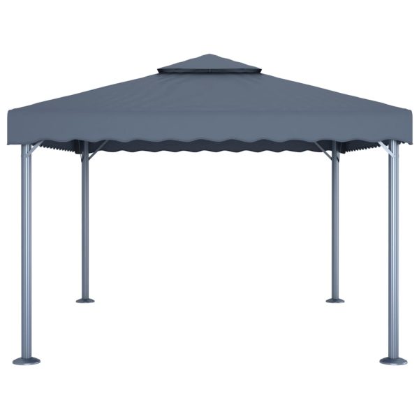 Gazebo 400x300 Cm Antracite Alluminio - Image 3