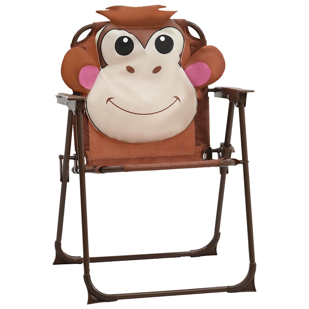 Set Da Bistrot Da Giardino Per Bambini Con Ombrellone Marrone - Image 5