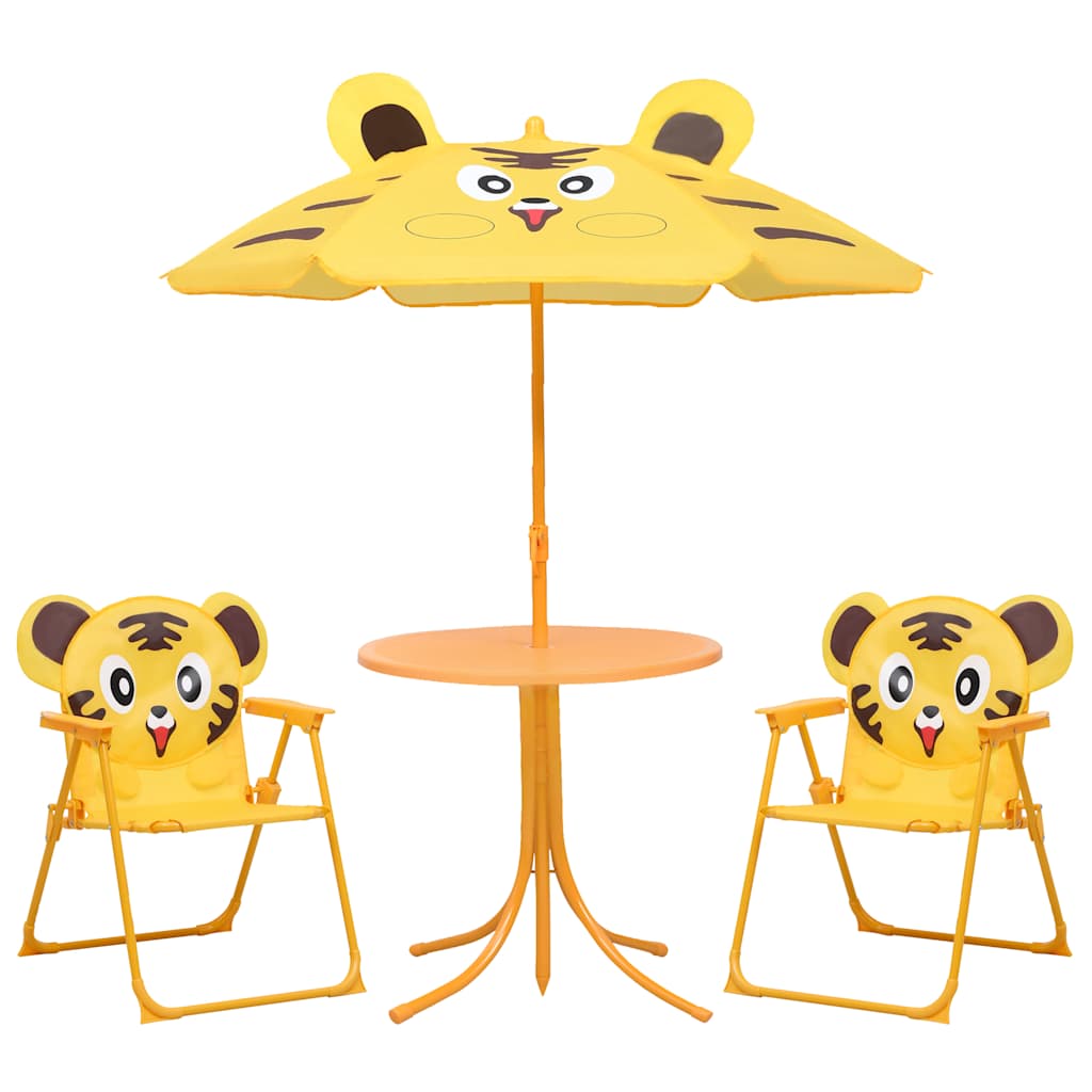 Set Da Bistrot Da Giardino Per Bambini Con Ombrellone Giallo