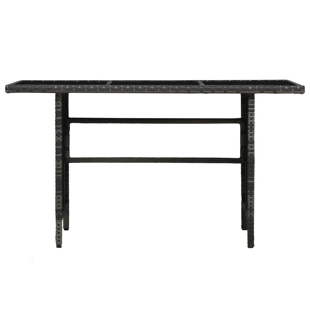 Set Divani Da Giardino 4 Pz Con Cuscini In Polyrattan Grigio - Image 5