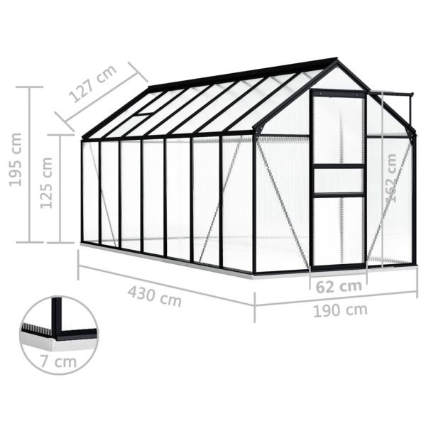 Serra Con Telaio Base Antracite 8,17 M² In Alluminio - Image 6