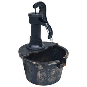 Fontana Da Giardino Barile Con Pompa