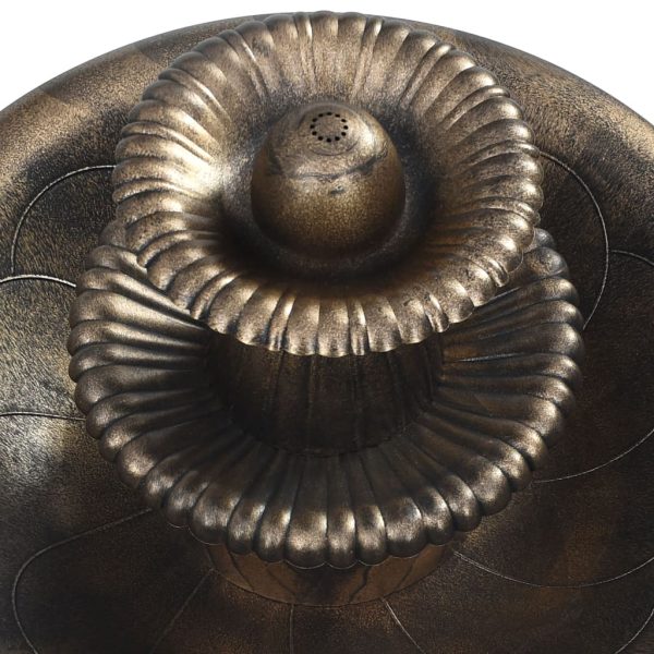 Vasca Da Bagno Per Uccelli Con Fontana Bronzo 50x91 Cm Plastica - Image 4