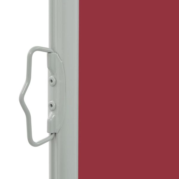 Tenda Da Sole Laterale Retrattile Per Patio 140x300 Cm Rossa - Image 3