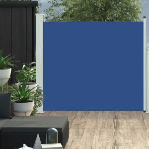 Tenda Laterale Retrattile Per Patio 100x300 Cm Blu