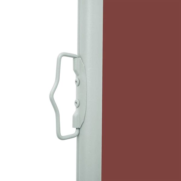 Tenda Laterale Retrattile Per Patio 100x500 Cm Marrone - Image 4