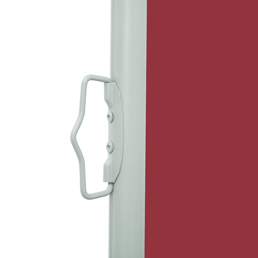 Tenda Laterale Retrattile Per Patio 140x500 Cm Rossa - Image 4