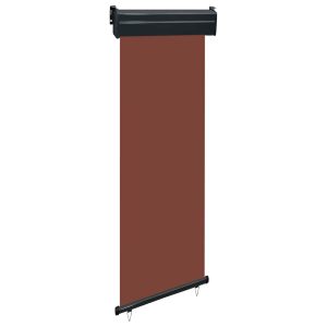 Tendalino Laterale Per Balcone 65x250 Cm Marrone