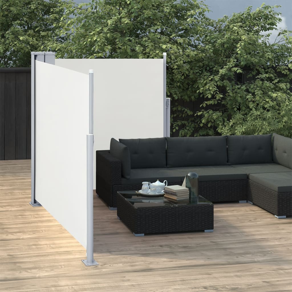 Tenda Da Sole Laterale Retrattile Crema 100x600 cm
