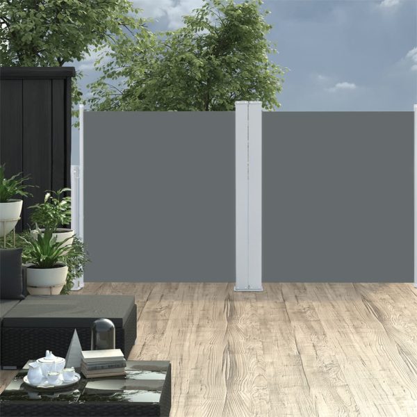 Tenda Da Sole Laterale Retrattile Antracite 100x600 cm - Image 3