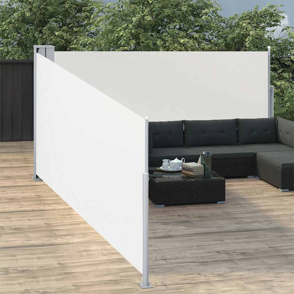 Tenda Da Sole Laterale Retrattile Crema 100x1000 cm