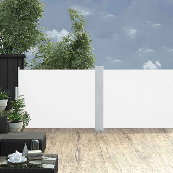 Tenda Da Sole Laterale Retrattile Crema 100x1000 cm - Image 3