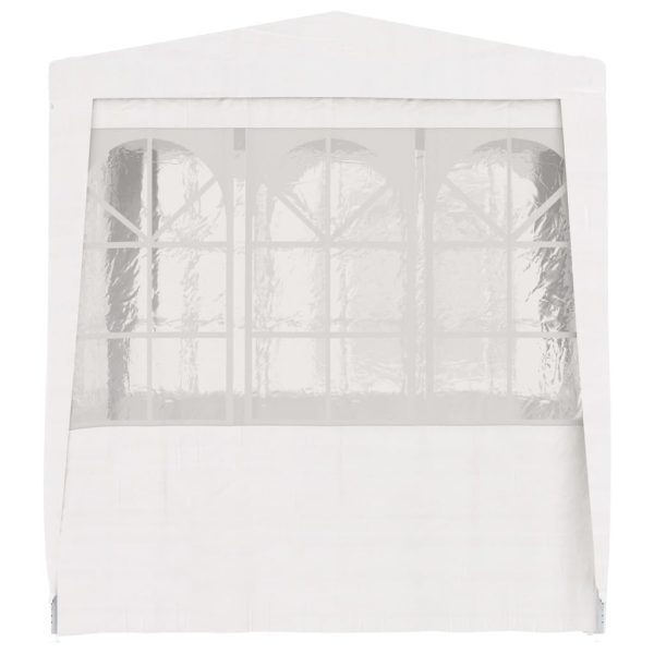Gazebo Professionale Con Pareti 2,5x2,5 M Bianco 90 G/m² - Image 3