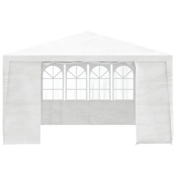 Gazebo Professionale Con Pareti 4x4 M Bianco 90 G/m² - Image 3