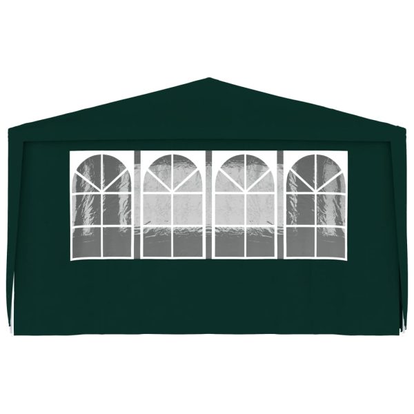 Gazebo Professionale Con Pareti 4x6 M Verde 90 G/m² - Image 4