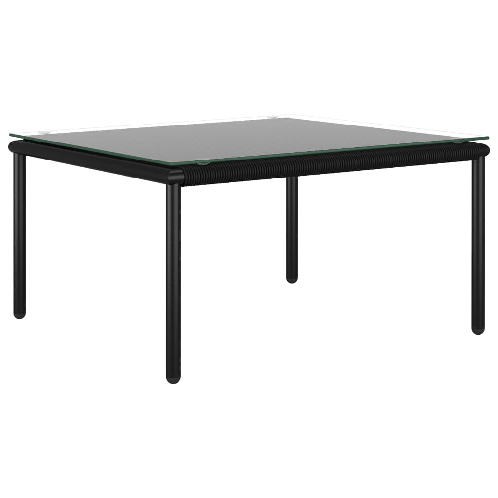 Set Divani Da Giardino 6 Pz Con Cuscini Neri In Pvc - Image 4