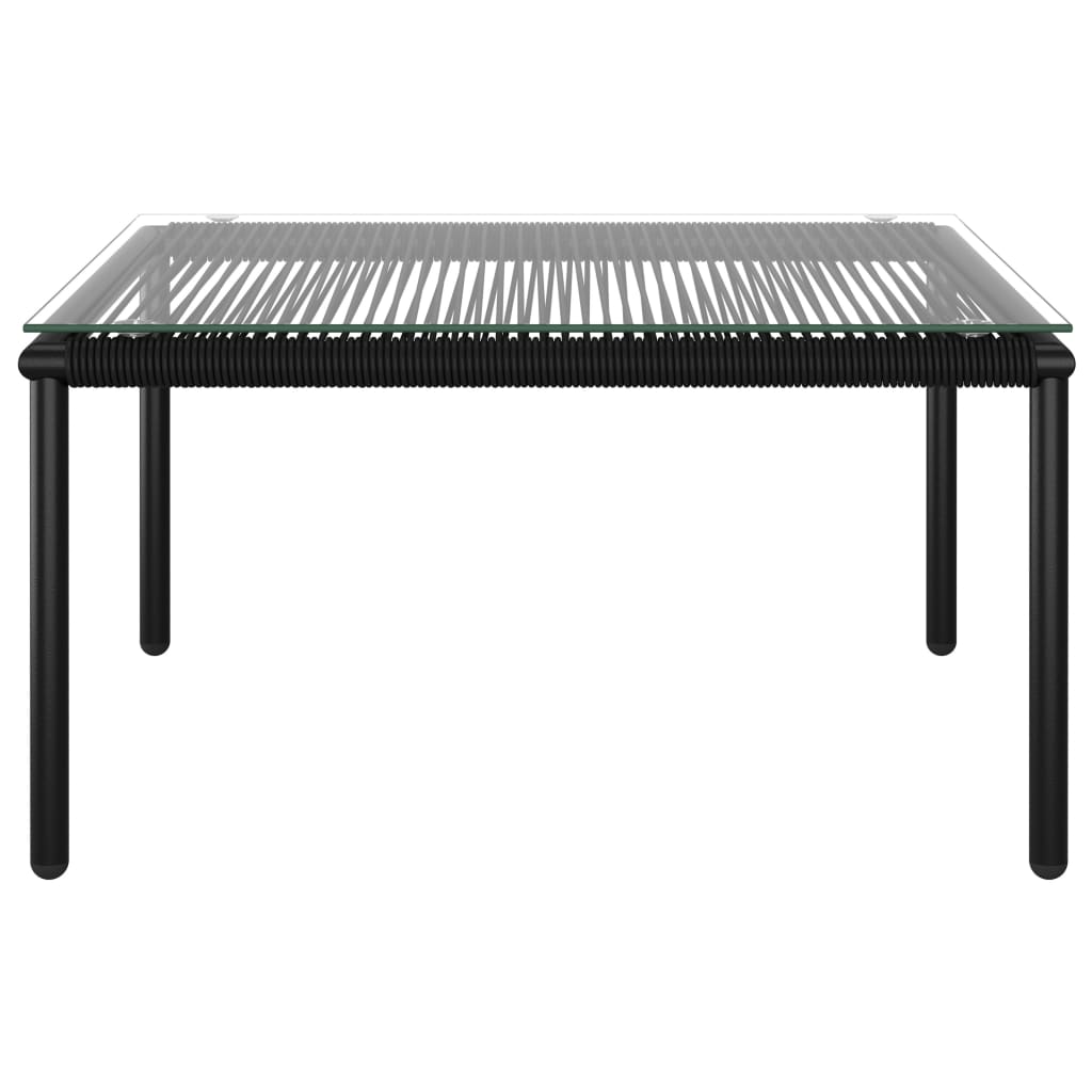 Set Divani Da Giardino 6 Pz Con Cuscini Neri In Pvc - Image 5