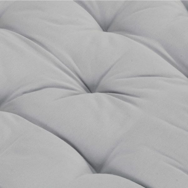 Cuscino Per Pallet E Pavimento In Cotone 120x80x10 Cm Grigio - Image 6