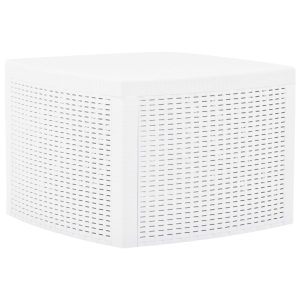 Tavolino Bianco 54x54x36,5 Cm In Plastica
