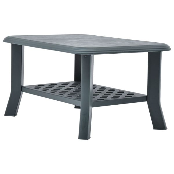 Tavolino Da Salotto Verde 90x60x46 Cm In Plastica - Image 4