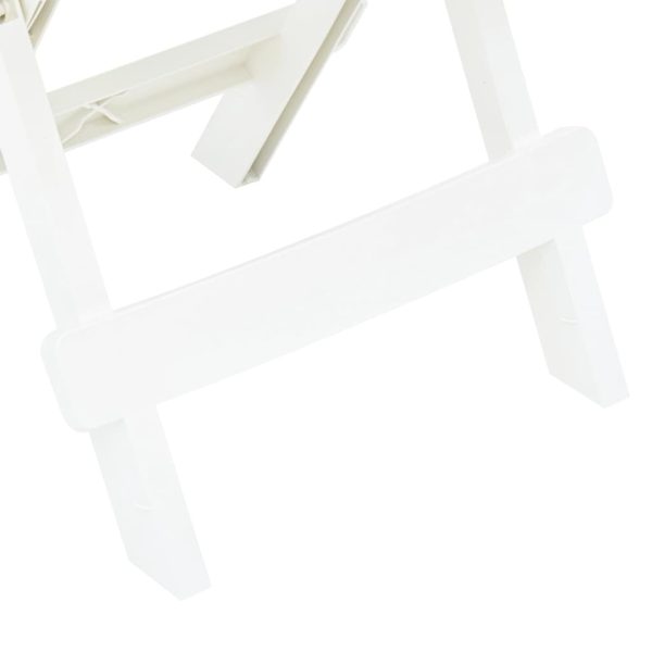Tavolo Da Giardino Pieghevole Bianco 45x43x50 Cm In Plastica - Image 5