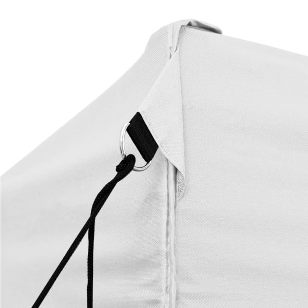 Gazebo Professionale Pieghevole 3x6 M Acciaio Bianco - Image 4