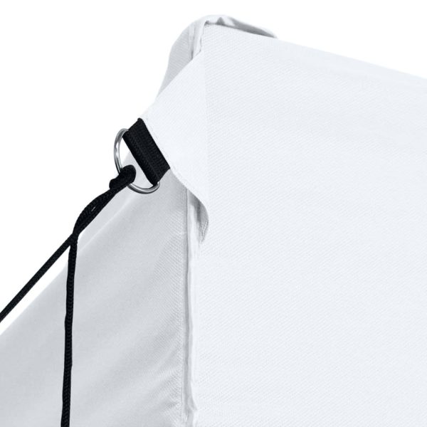 Tendone Per Feste Pieghevole Con 3 Pareti 3x4,5 M Bianco - Image 3