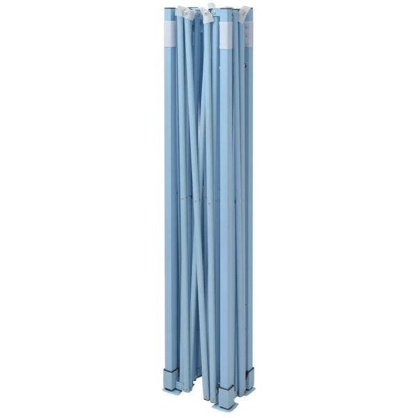 Tendone Per Feste Pieghevole Con 3 Pareti 3x4,5 M Bianco - Image 4