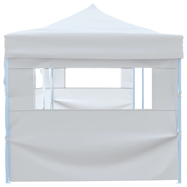 Tenda Pieghevole PoP-Up Con 5 Pareti Laterali 3x9 M Bianca - Image 3