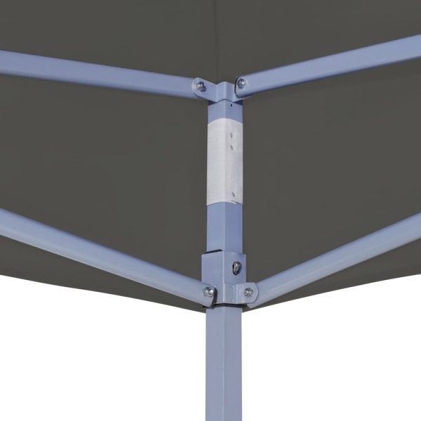 Gazebo Professionale Pieghevole 2x2m In Acciaio Antracite - Image 3