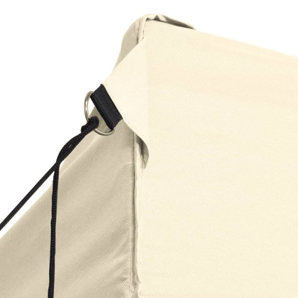 Gazebo Professionale Pieghevole Con 4 Pareti 3x4m Acciaio Crema - Image 5