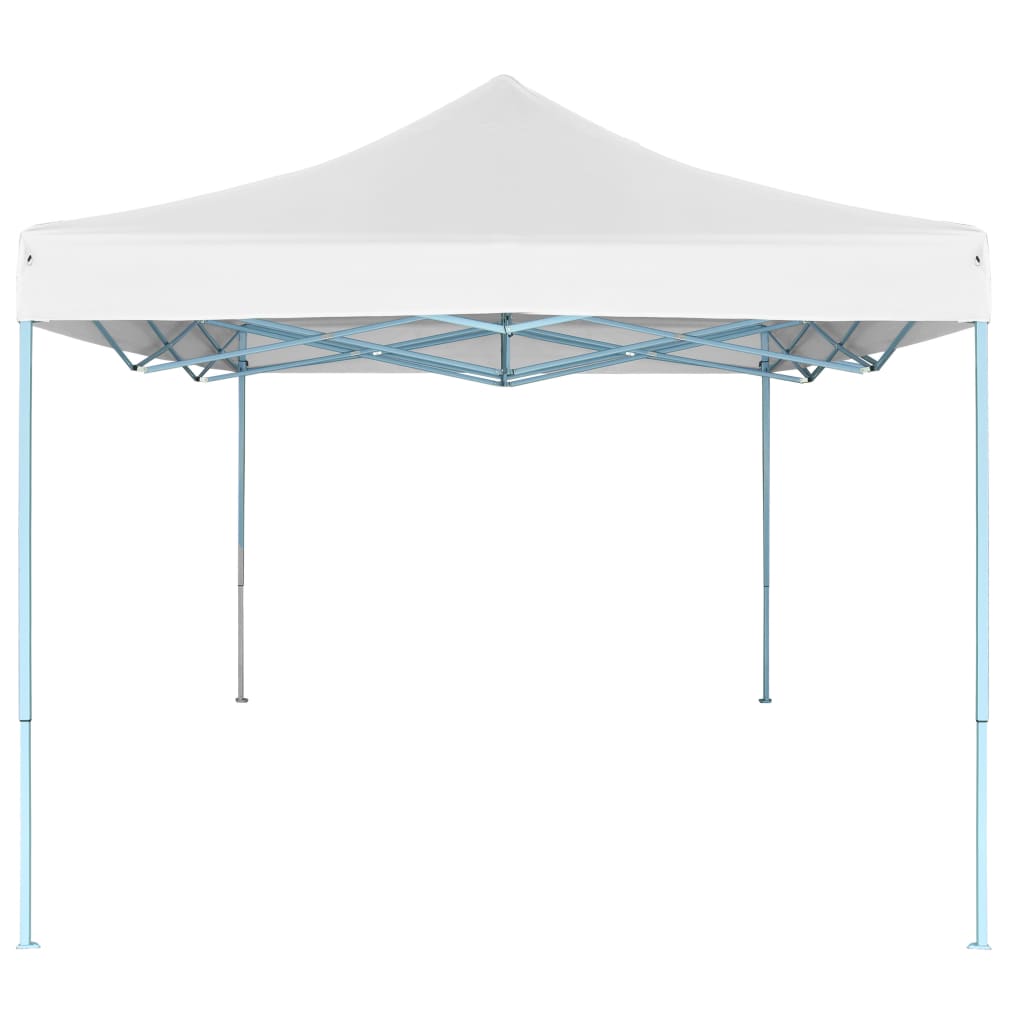 Gazebo Professionale Pieghevole 3x4m Acciaio Bianco - Image 3
