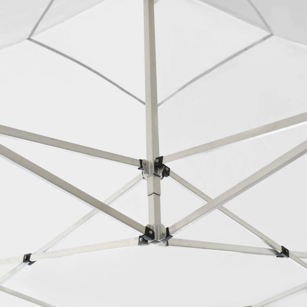 Gazebo Professionale Pieghevole Alluminio 2x2 M Bianco - Image 4