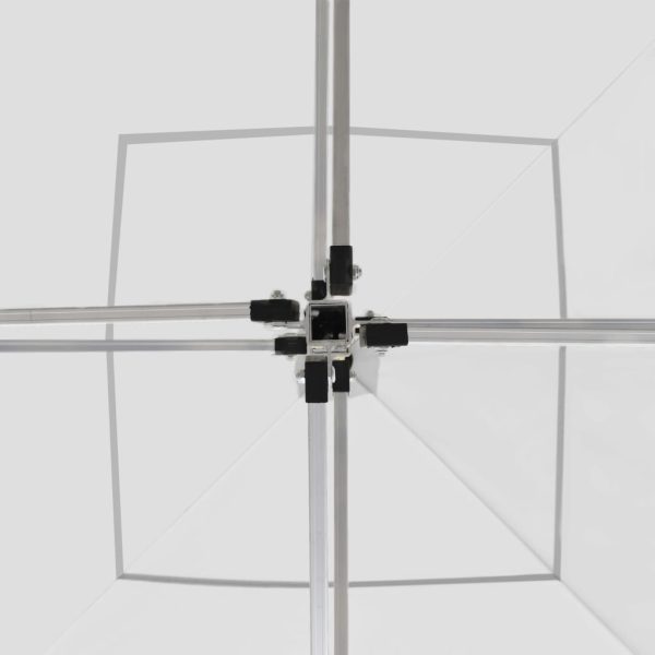 Gazebo Professionale Pieghevole Alluminio 2x2 M Bianco - Image 5