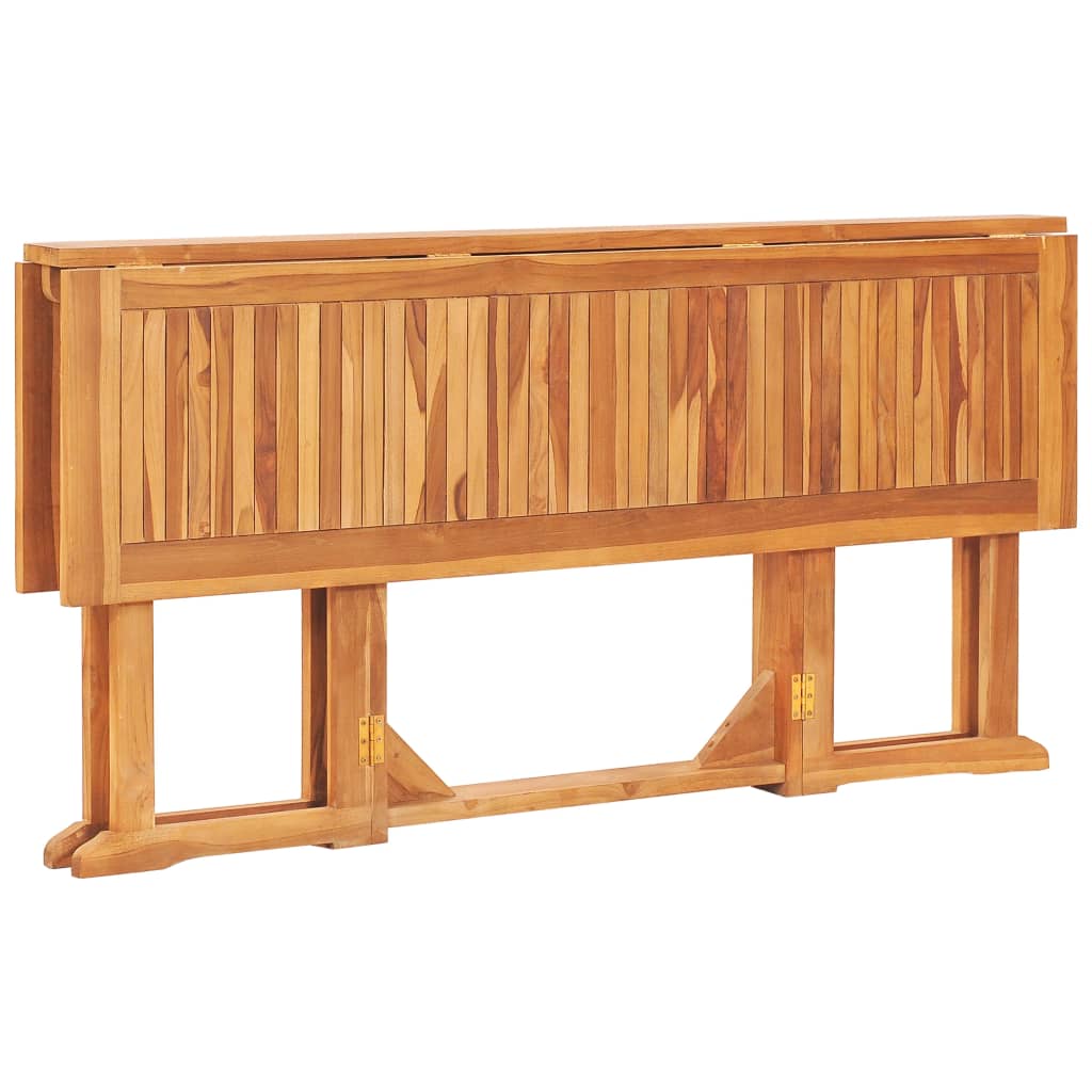 Tavolo Pieghevole A Farfalla 150x90x75 Cm In Massello Di Teak - Image 5