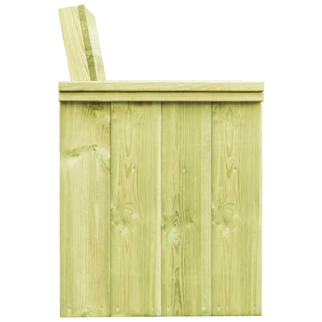 Sedia Da Giardino In Legno Di Pino Impregnato - Image 3