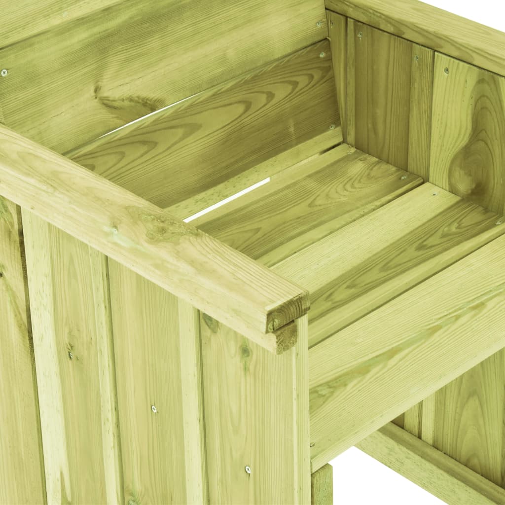 Sedia Da Giardino In Legno Di Pino Impregnato - Image 5